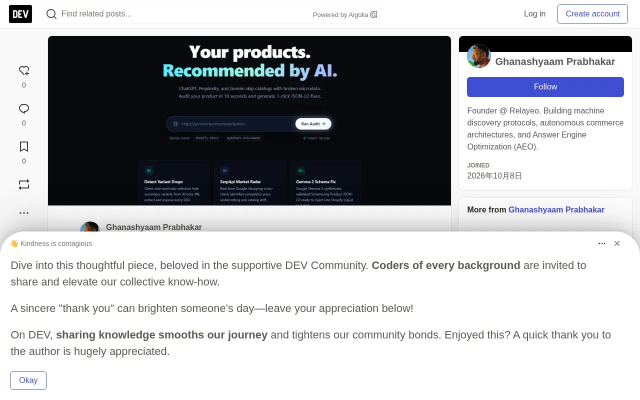 74% of Independent Stores Ignored by AI Shopping? Open-Source Tool CatalogPulse Tested