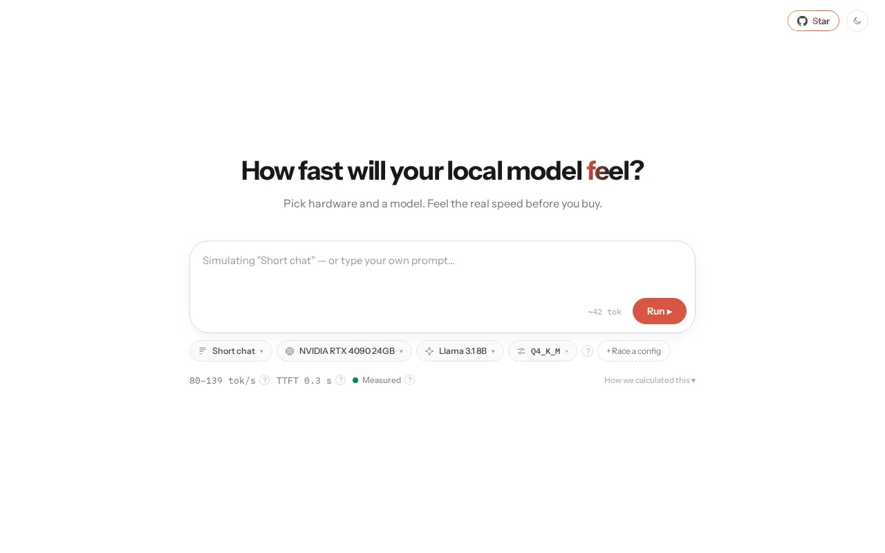 Llmspeed: Benchmark Local LLM Speed Before You Buy Hardware