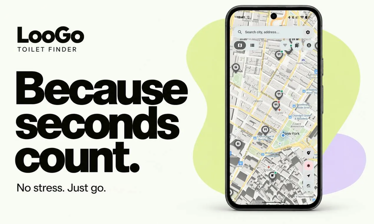 LooGo: An Ad-Free Public Restroom Finder App Based on OpenStreetMap