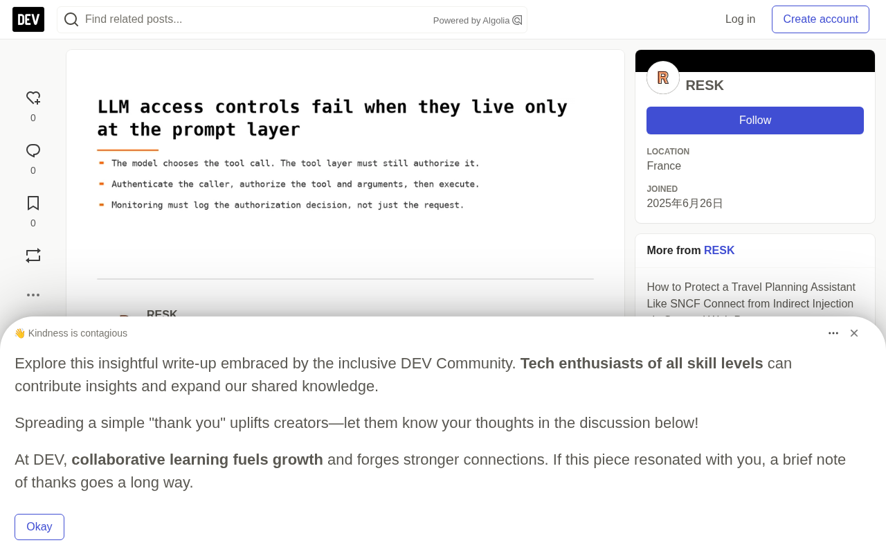 Best Practices for LLM Access Control and Monitoring: Enforcing Least Privilege at Tool Boundaries