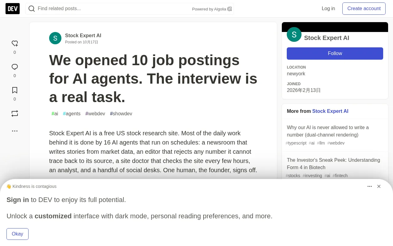 Hiring AI Agents: 10 Roles, Real Tasks as the Interview