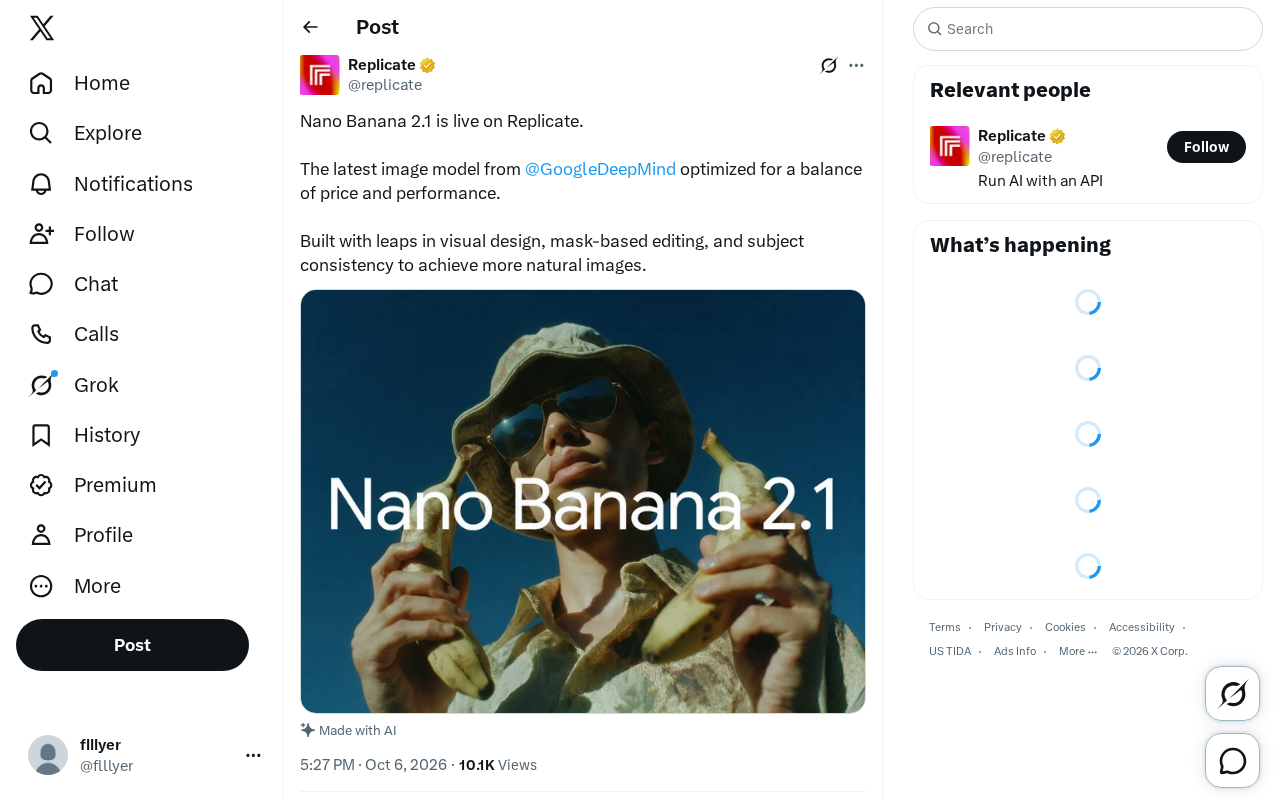 谷歌Nano Banana 2.1登陆Replicate:主打性价比的图像模型
