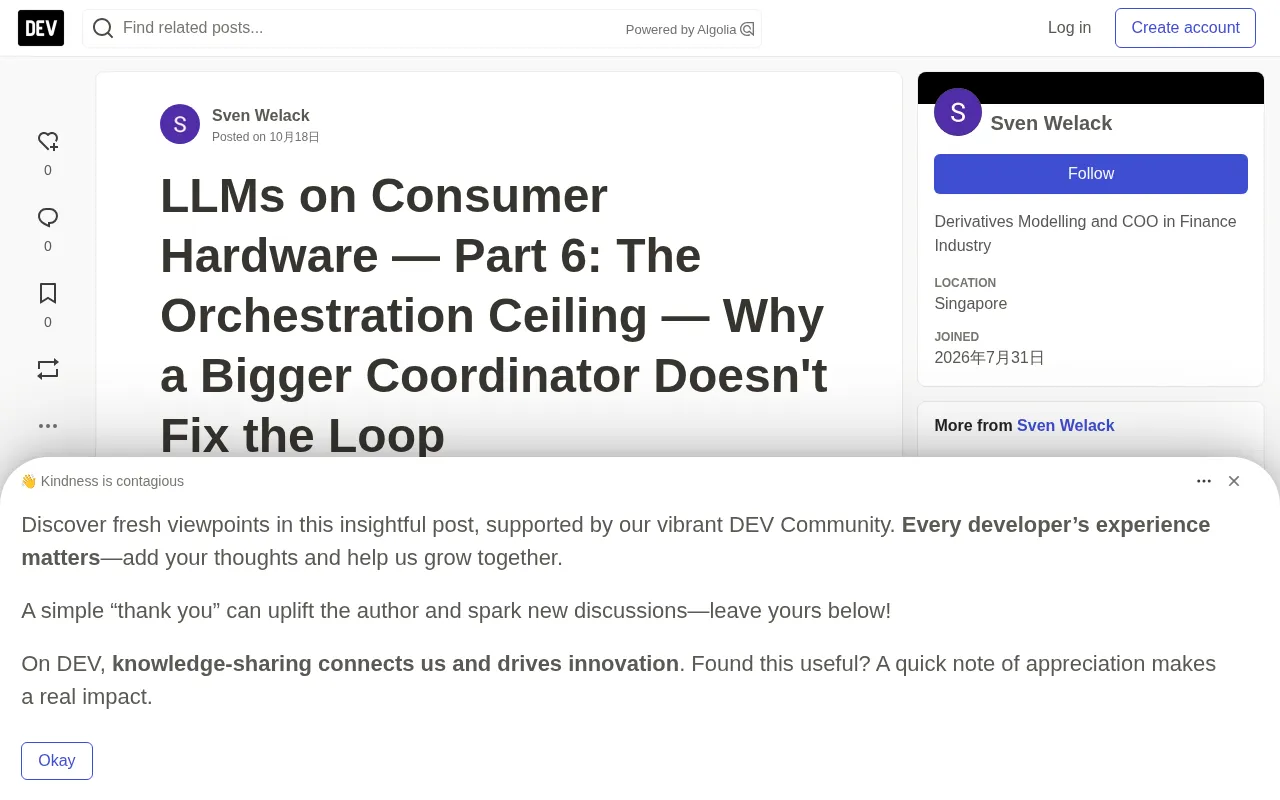 Why LLM Orchestration Fails: Real Tests on Consumer Hardware