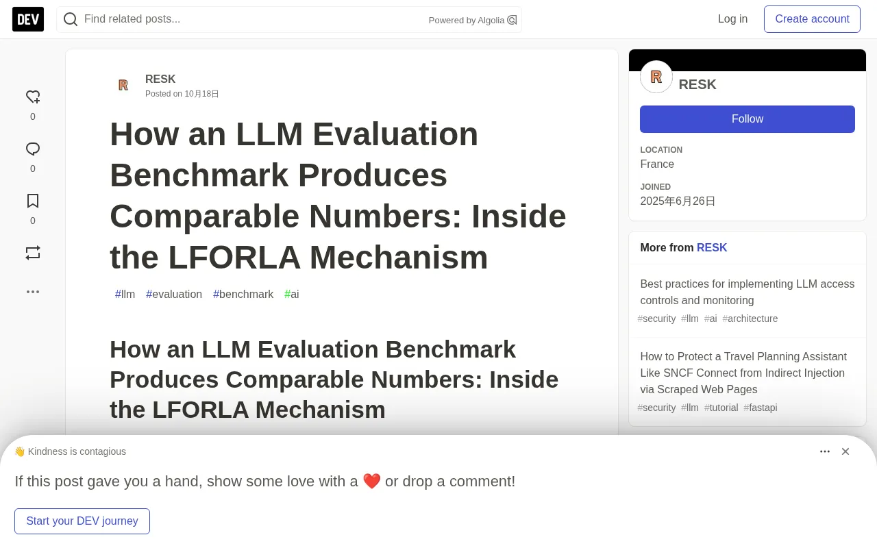 How LLM Evaluation Benchmarks Produce Comparable Scores: Deconstructing the LFORLA Mechanism