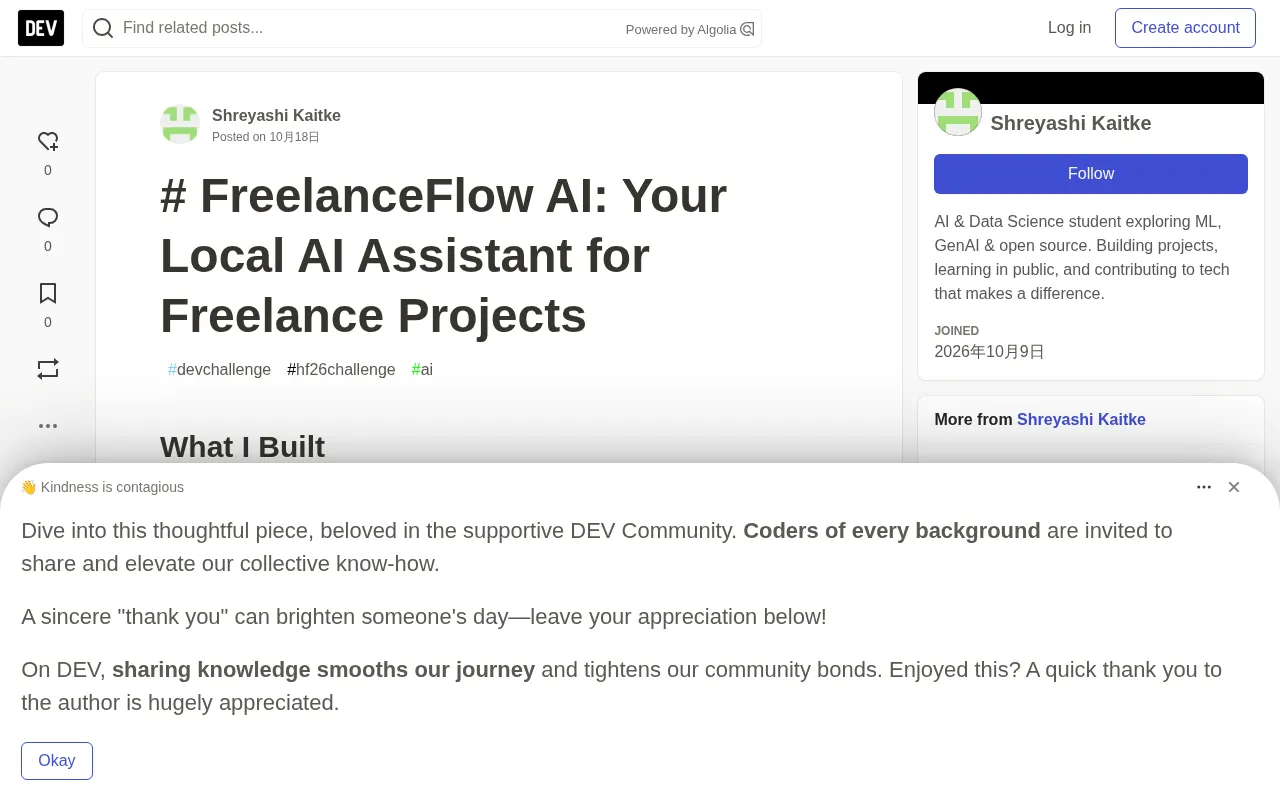 FreelanceFlow AI: A Local-First Project Assistant for Freelancers