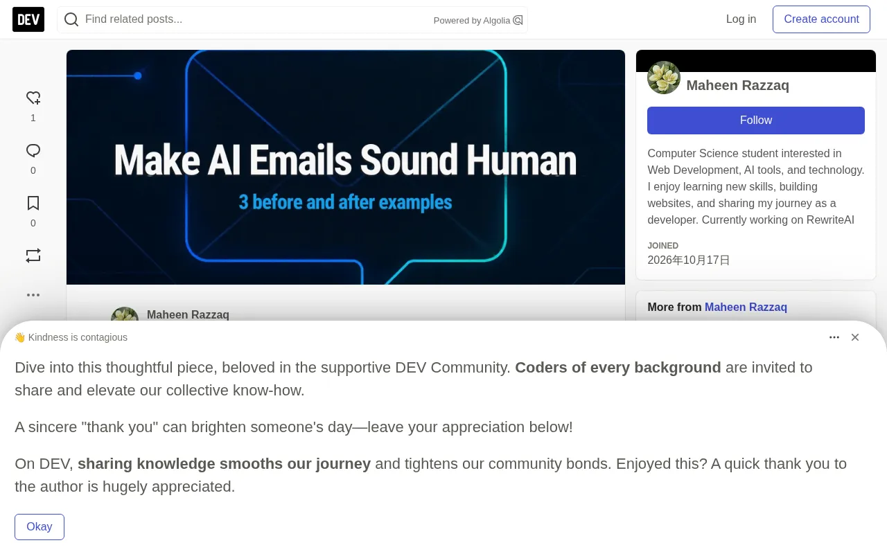 De-robotizing AI Emails: 3 Before-and-After Comparisons and a 4-Step Editing Method