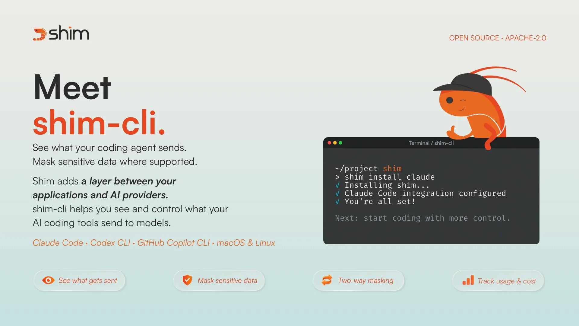 shim-cli: A Privacy Guardrail for AI Coding Agents