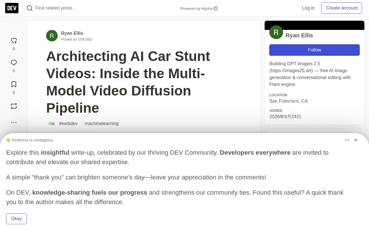 AI Generation Pipeline for Car Stunt Videos: Deconstructing the Multi-Model Diffusion Architecture