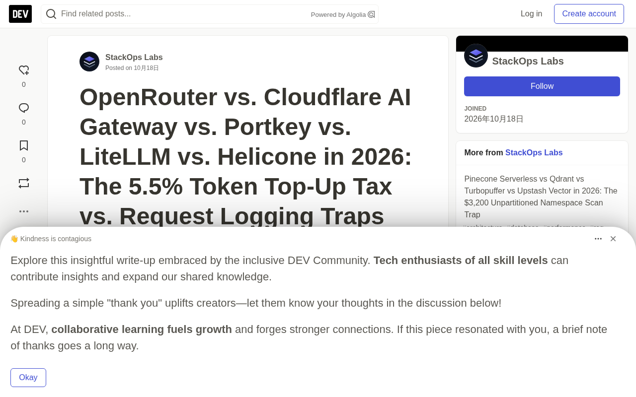 The Hidden Cost War of LLM Gateways: 5.5% Token Tax vs. Per-Request Logging Fees