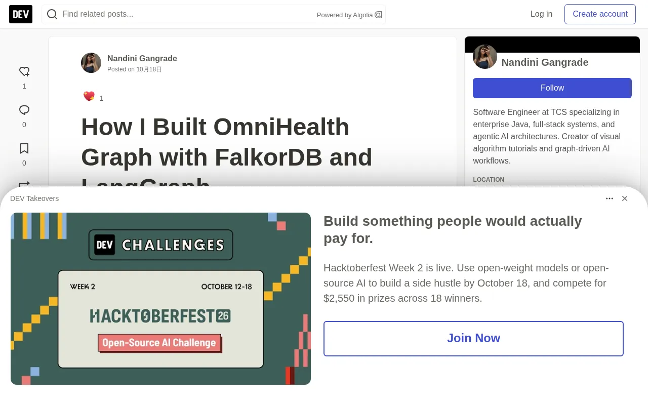 Building a Medical Graph Engine with FalkorDB+LangGraph to Solve the $260 Billion Claims Dilemma