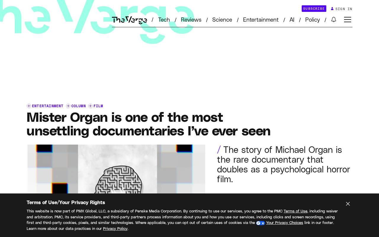《Mister Organ》:一部让人脊背发凉的纪录片