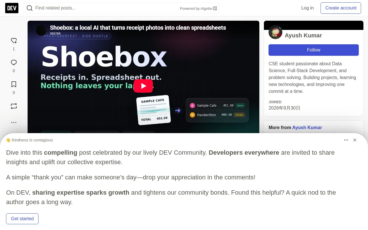 Shoebox: Build an Offline Receipt-to-Table Tool with Local Gemma 3