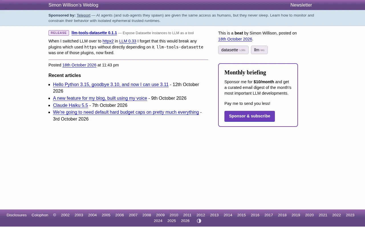 llm-tools-datasette 0.1.1 Fixes Dependency Issue, Raising Concerns About Plugin Ecosystem Stability