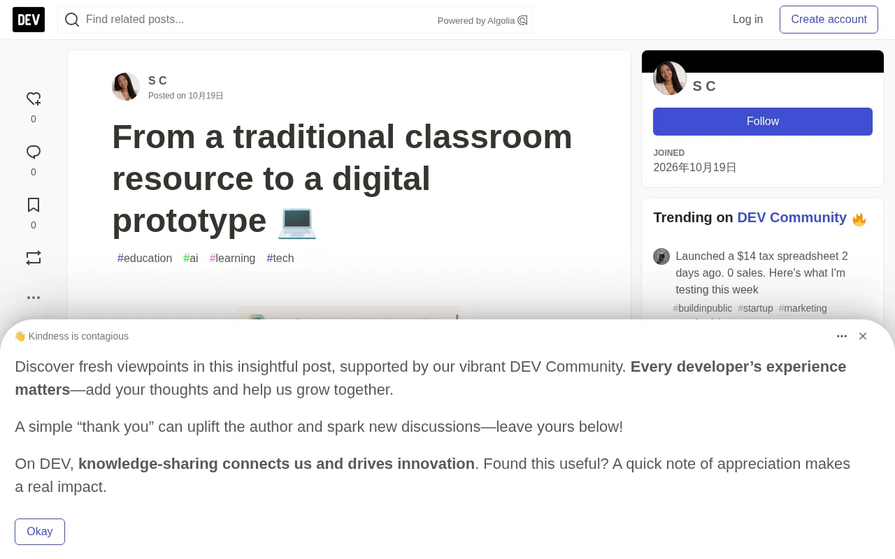 AI-Assisted Development in Practice: Turning a Classroom Teaching Aid into a Digital Prototype