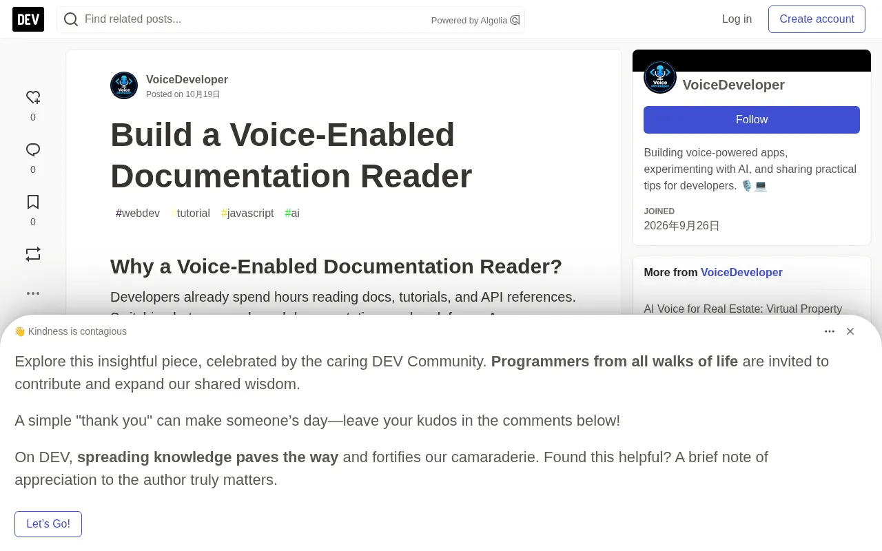 Building a Voice-Powered Documentation Reader with ElevenLabs