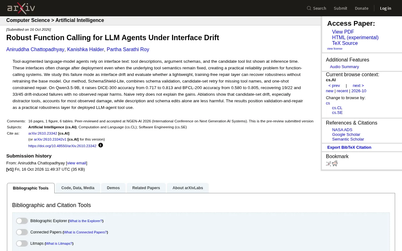 SchemaShield-Lite: Fixing LLM Agent Interface Drift Without Retraining