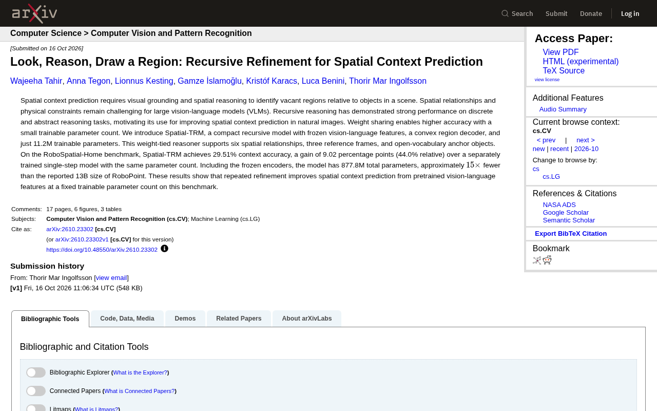 Spatial-TRM: How Recursive Reasoning Boosts Spatial Context Prediction Accuracy by 44%