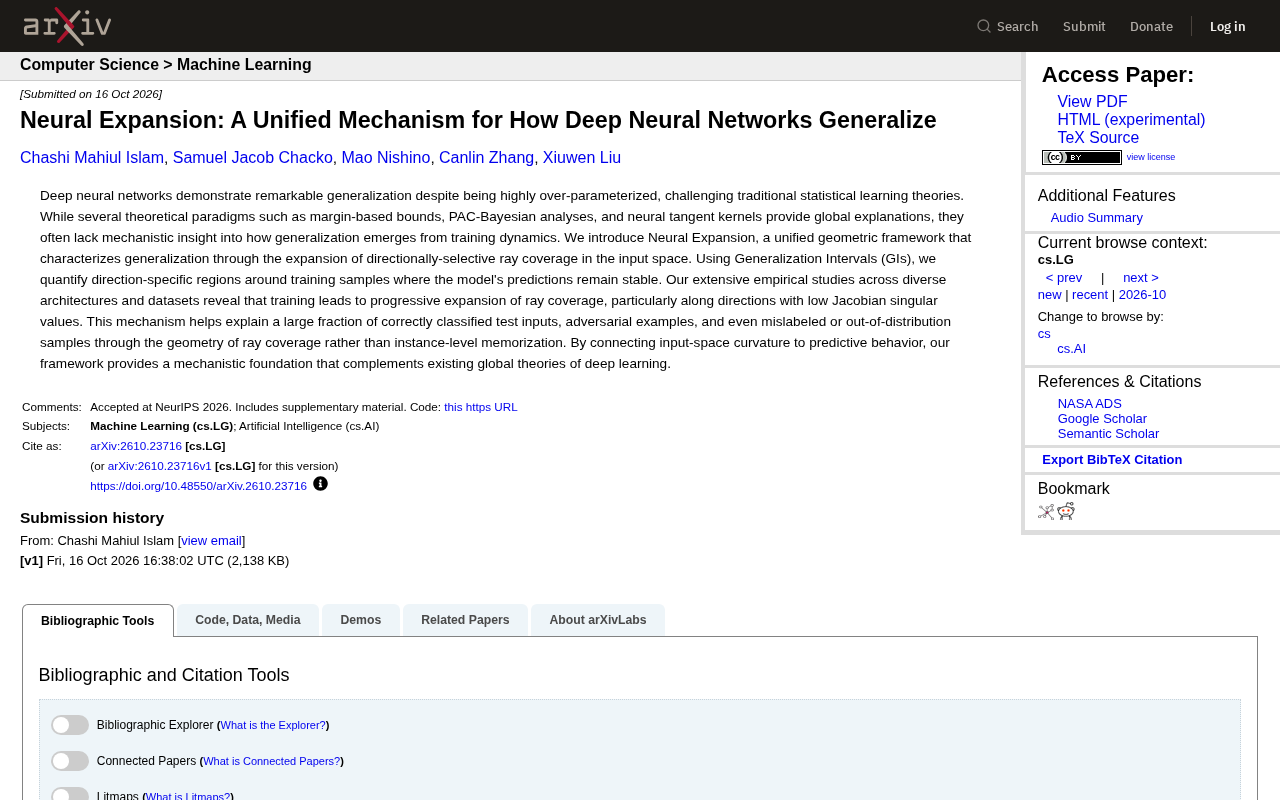 Neural Expansion: Deciphering the Unified Geometric Mechanism of Deep Neural Network Generalization