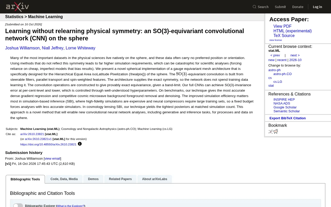 SO(3)-Equivariant CNN: Spherical Physics Symmetry Without Relearning Convolutional Networks