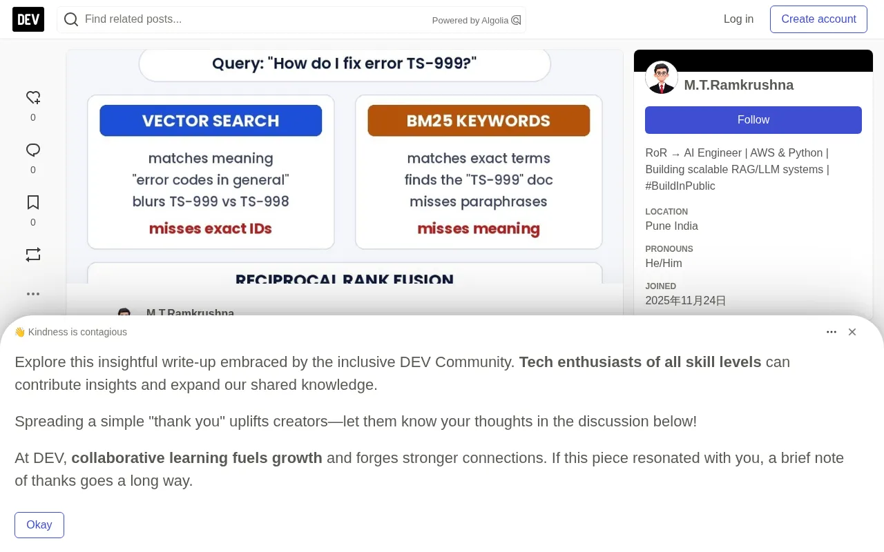 RAG Hybrid Search: Why Vector Retrieval Misses TS-999 and a Simple Fix