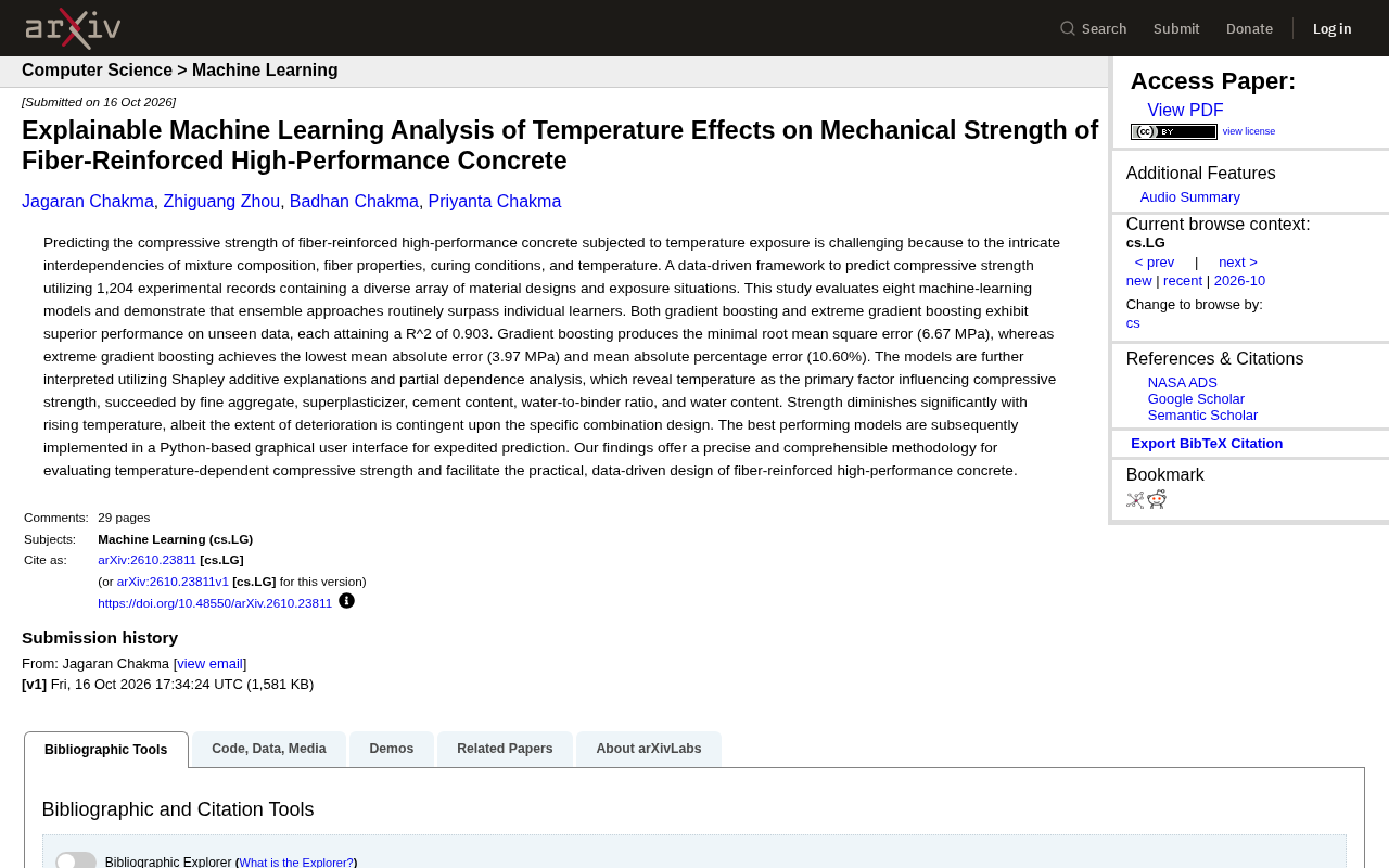 Interpretable Machine Learning Predicts Fiber-Reinforced Concrete Strength at High Temperatures
