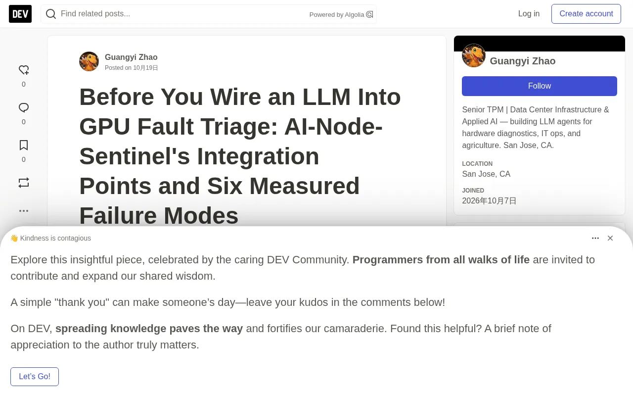 Before Connecting LLMs to GPU Fault Triage, Understand These Six Breakpoints