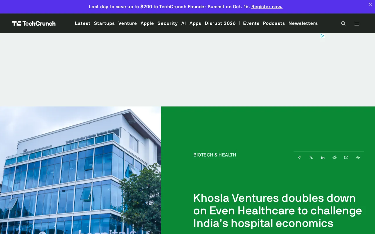 Khosla Ventures leads Even Healthcare funding