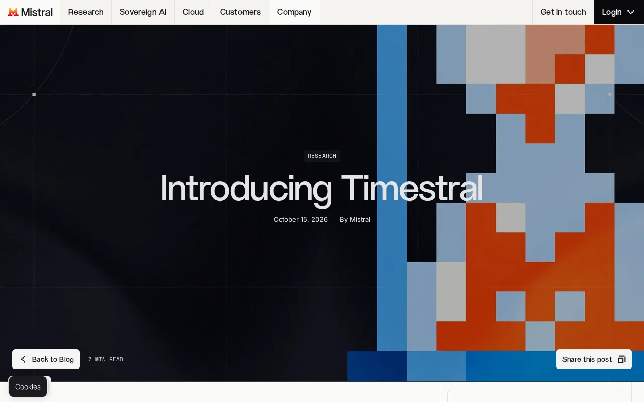Mistral Launches Timestral: A New Breakthrough in Time-Series Foundation Models