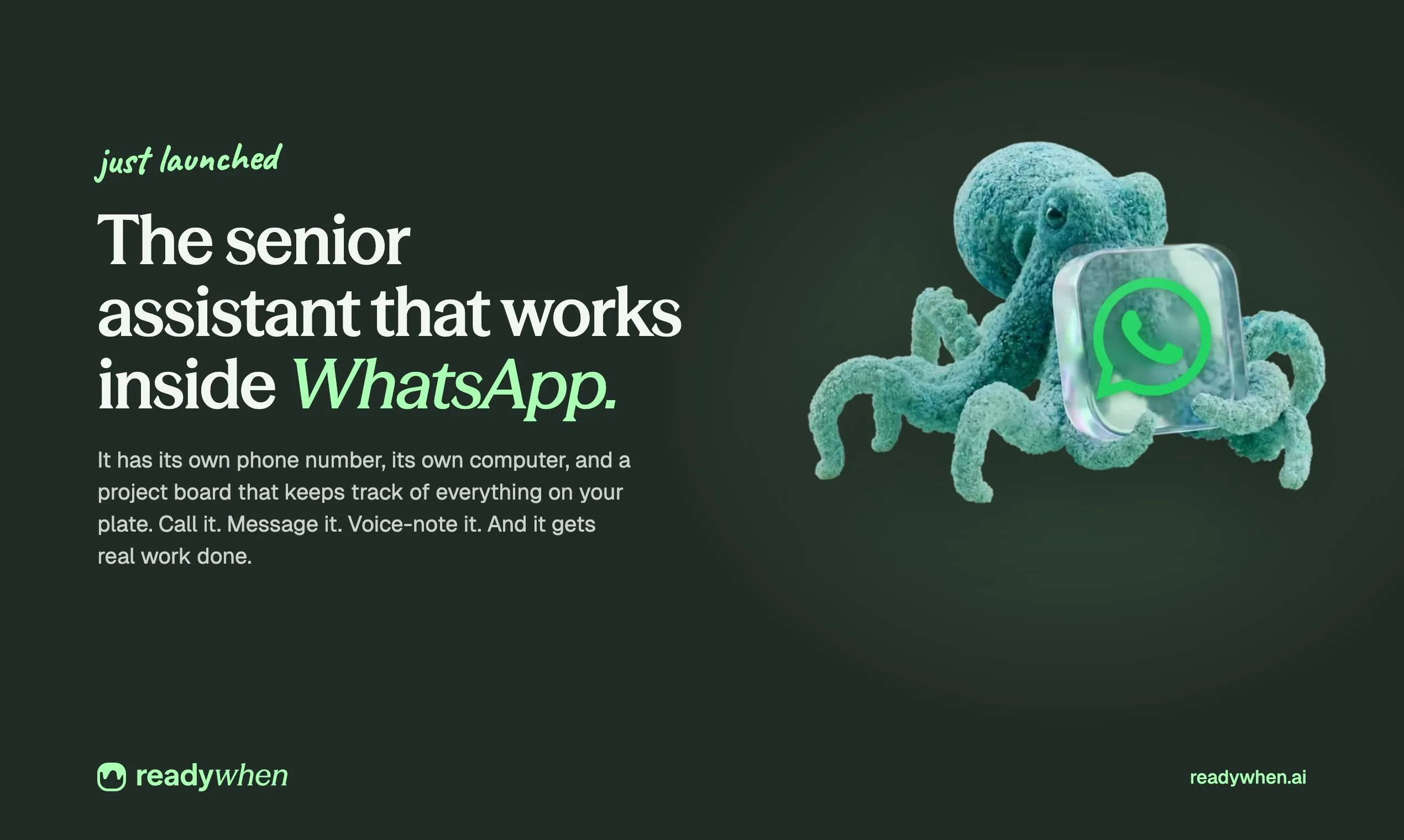 readywhen: The AI Senior Assistant That Works Inside WhatsApp