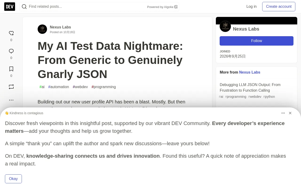 After AI-Generated Test Data Failed Me, I Switched to Faker Scripts