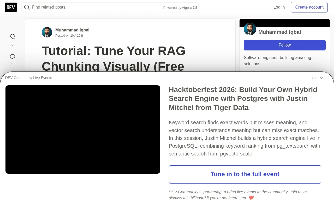 RAG Chunking Tuning in Practice: A Free Visualization Tool to End Blind Copy-Paste