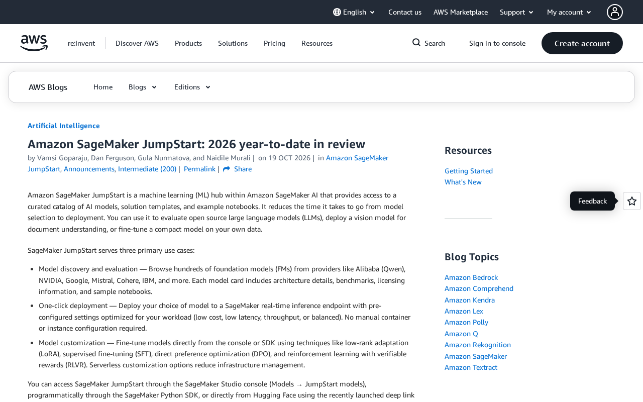 SageMaker JumpStart前三季回顾:新增百余模型