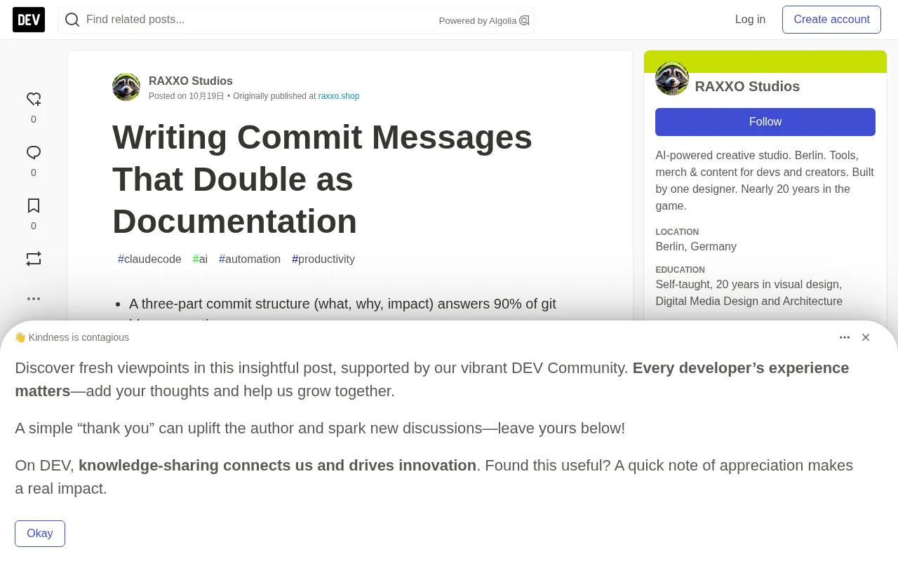 A Guide to Writing Git Commit Messages: Turn Commits into Readable Documentation