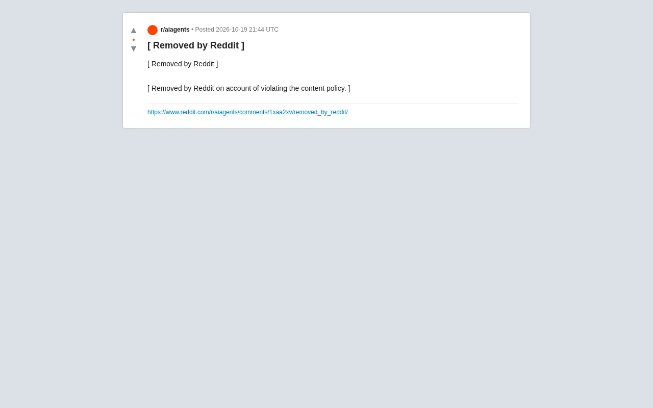 Reddit Content Removal: The Dilemma of Community Moderation in the AI Era
