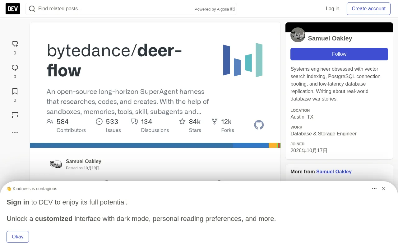 Persistent Vector Memory in deer-flow: Hybrid Retrieval and Performance Tuning for Long-Horizon Agents
