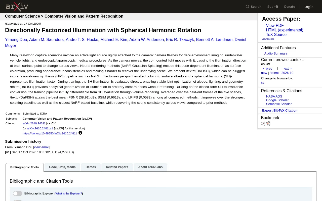 DaFISH: Spherical Harmonic Rotation Decouples Lighting to Improve Novel View Synthesis Quality