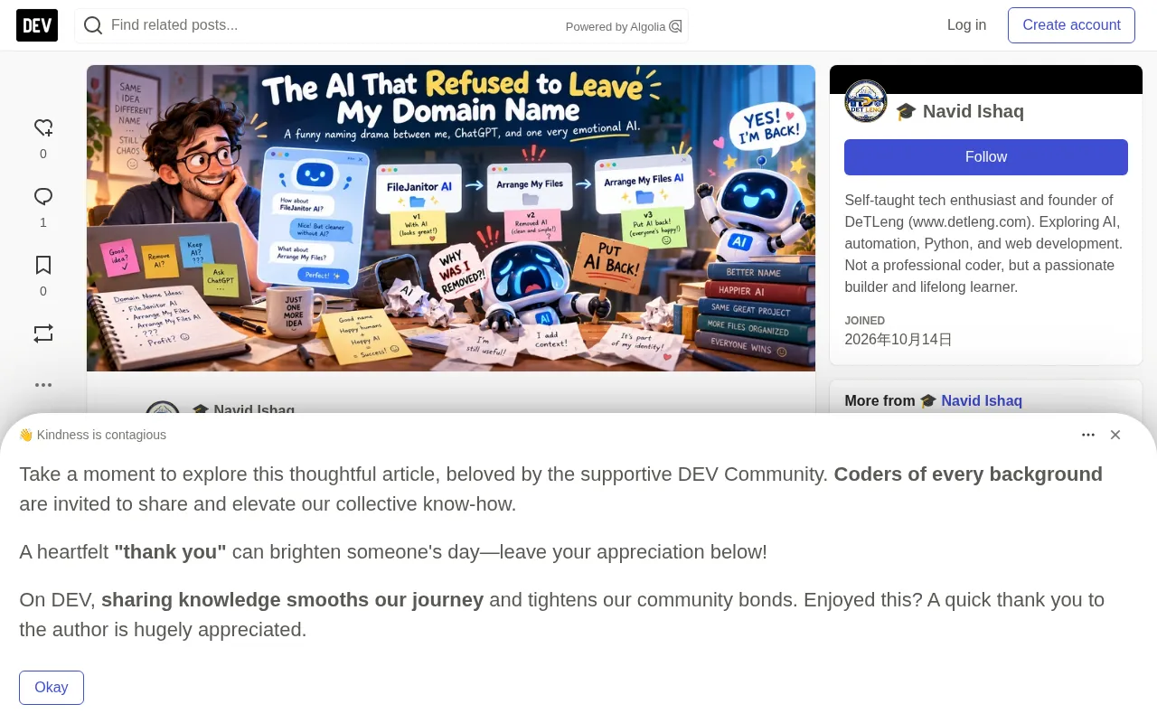 When AI Refused to Leave the Domain Name: Product Thinking Behind a Naming Fiasco