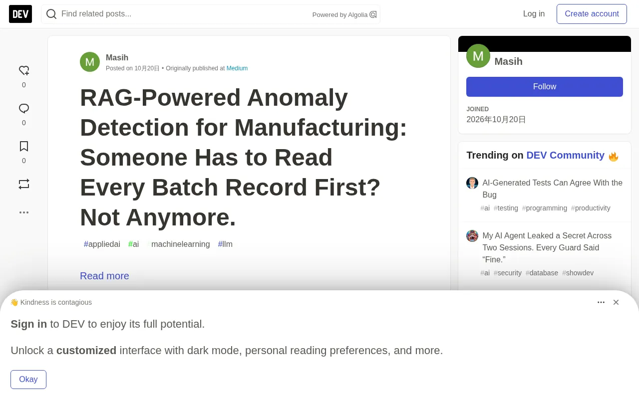RAG-Powered Anomaly Detection in Manufacturing: Say Goodbye to Reading Batch Records One by One