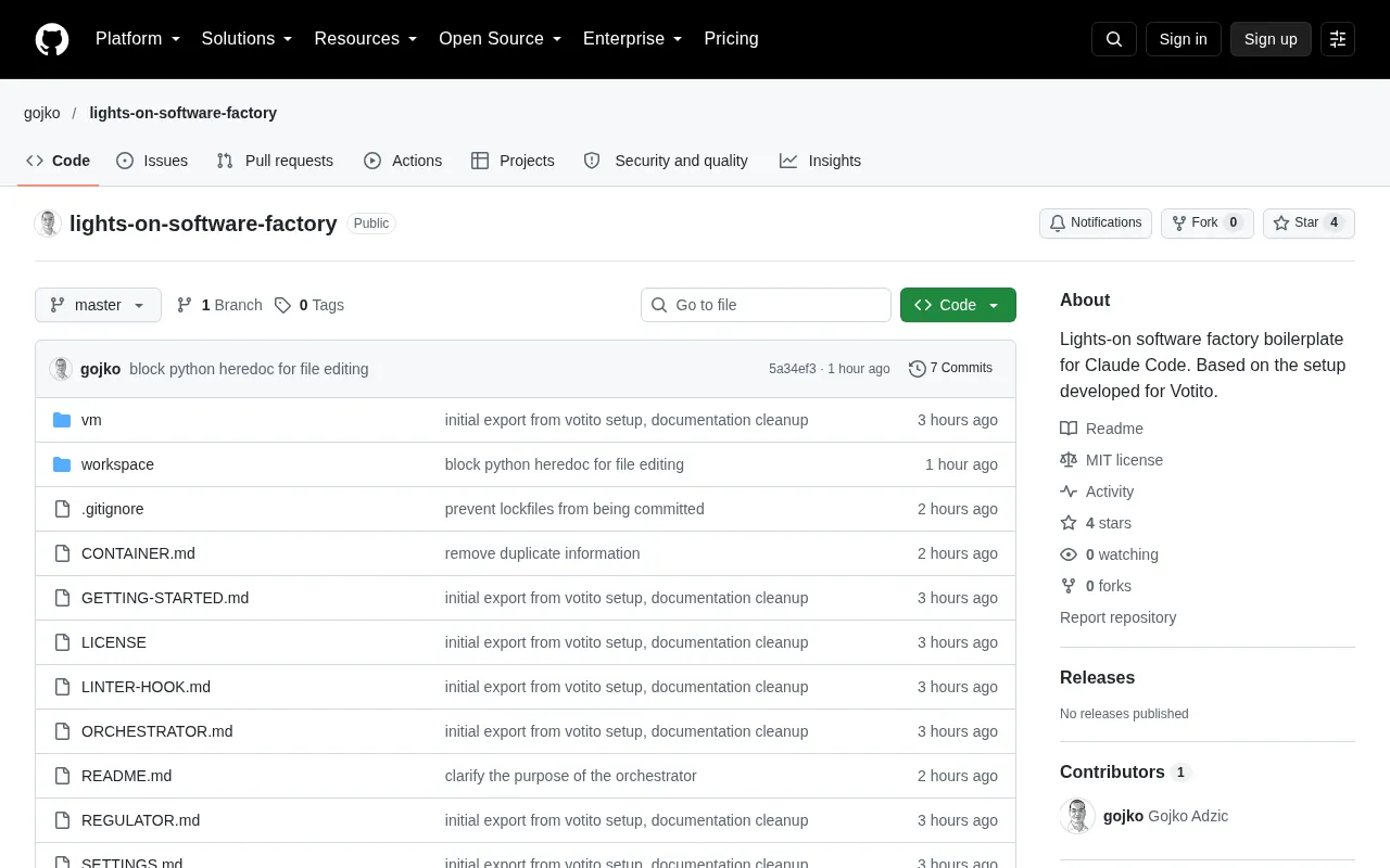 Claude Code Software Factory Template: A New Paradigm for AI Programming