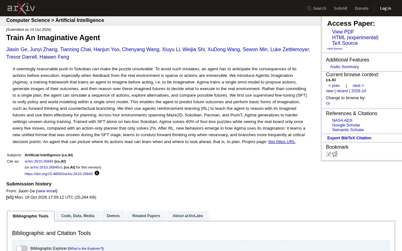 Agima: Teaching AI Agents to "Imagine" Before Acting