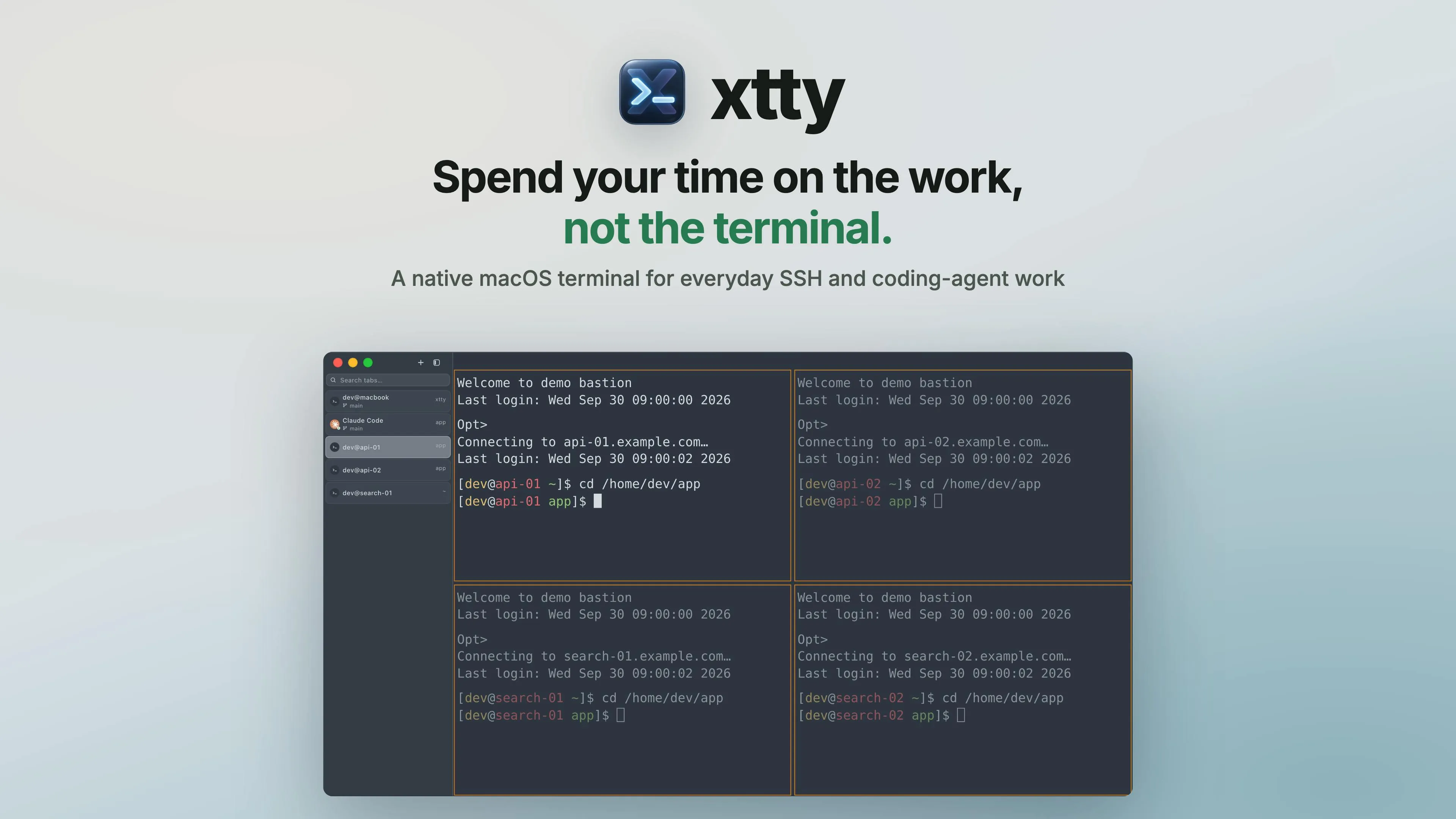 xtty: The macOS Terminal That Makes Everyday SSH and Coding Work Easier