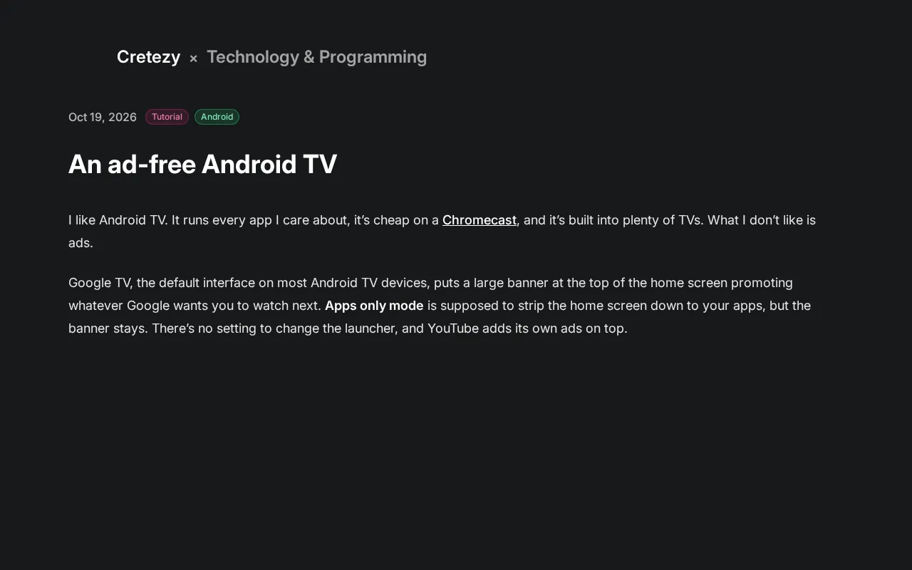 Goodbye Ads: A Practical Guide to Building an Ad-Free Android TV