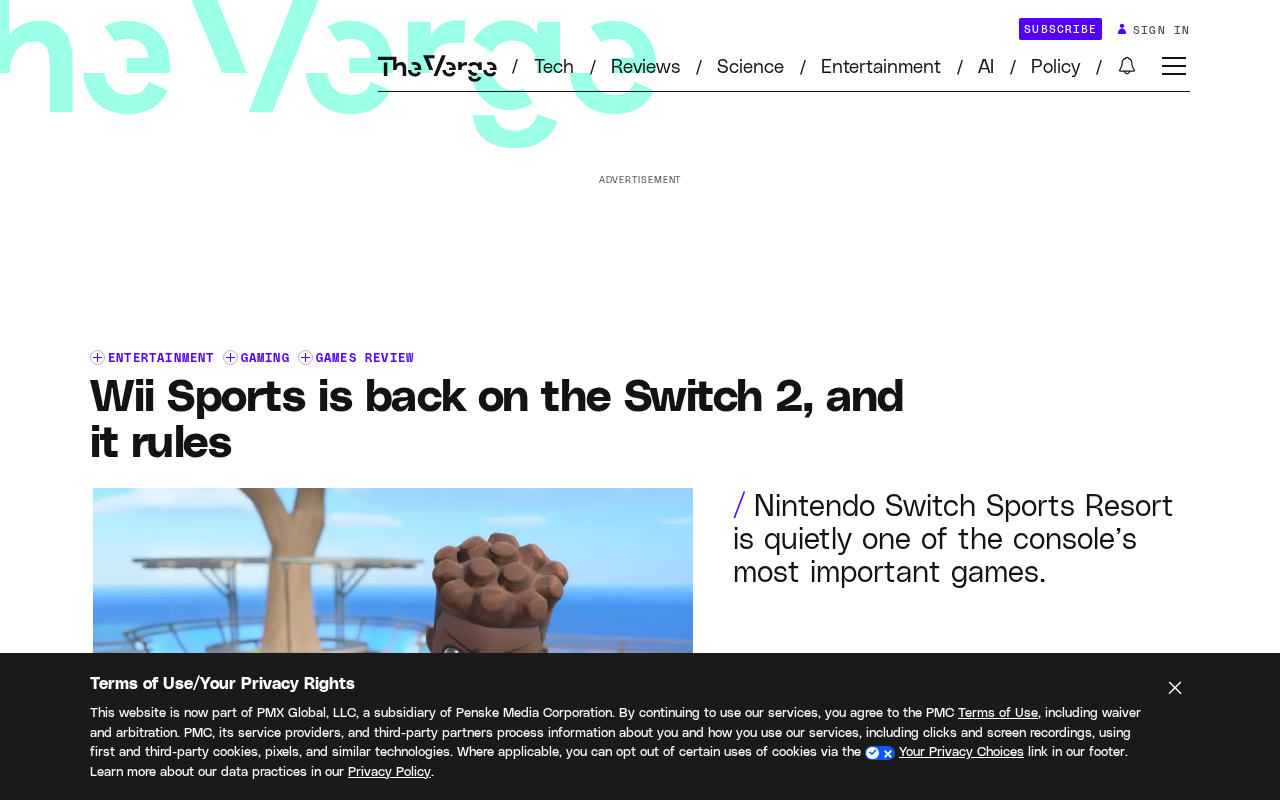 Wii Sports重返Switch 2:经典体感为何依然无敌