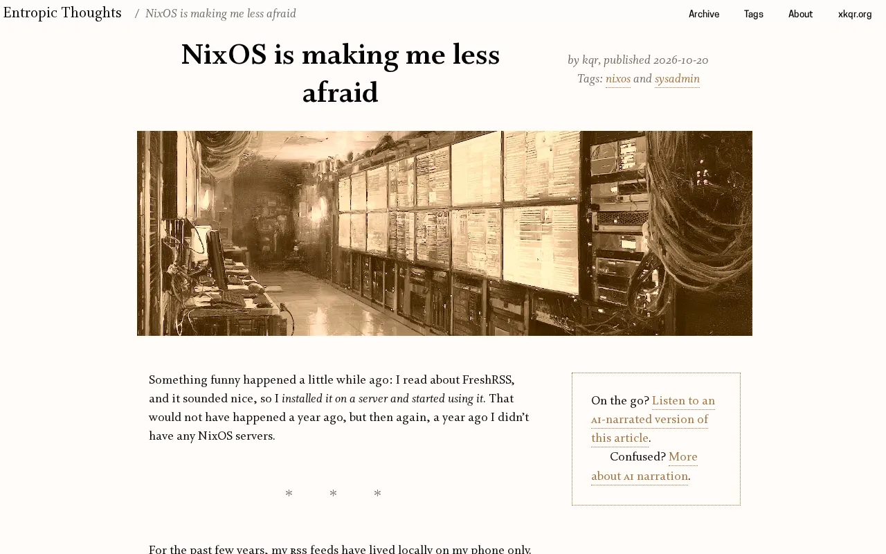 How NixOS Frees Developers from the Fear of System Tinkering