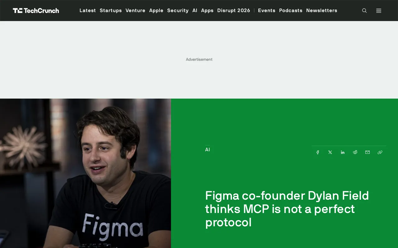 Figma Co-Founder: MCP Is Not a Perfect Protocol, But Figma Will Embrace Multiple Standards