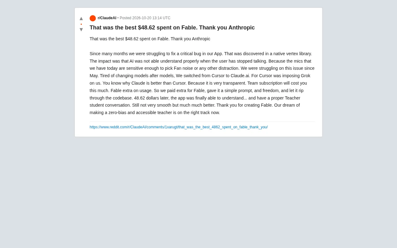 $48 Fix for a Months-Long Bug: Lessons from a Developer Who Ditched Cursor for Claude