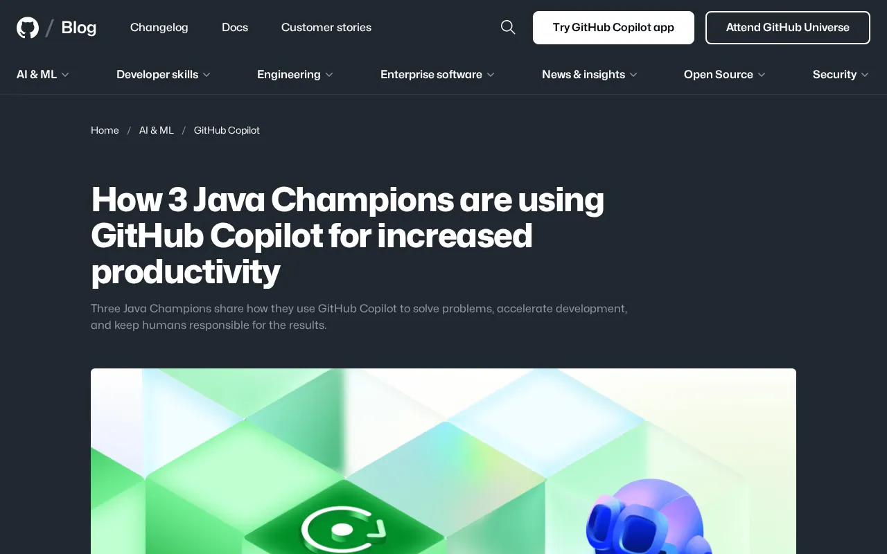 3 Java Champions in Action: How GitHub Copilot Boosts Development Efficiency