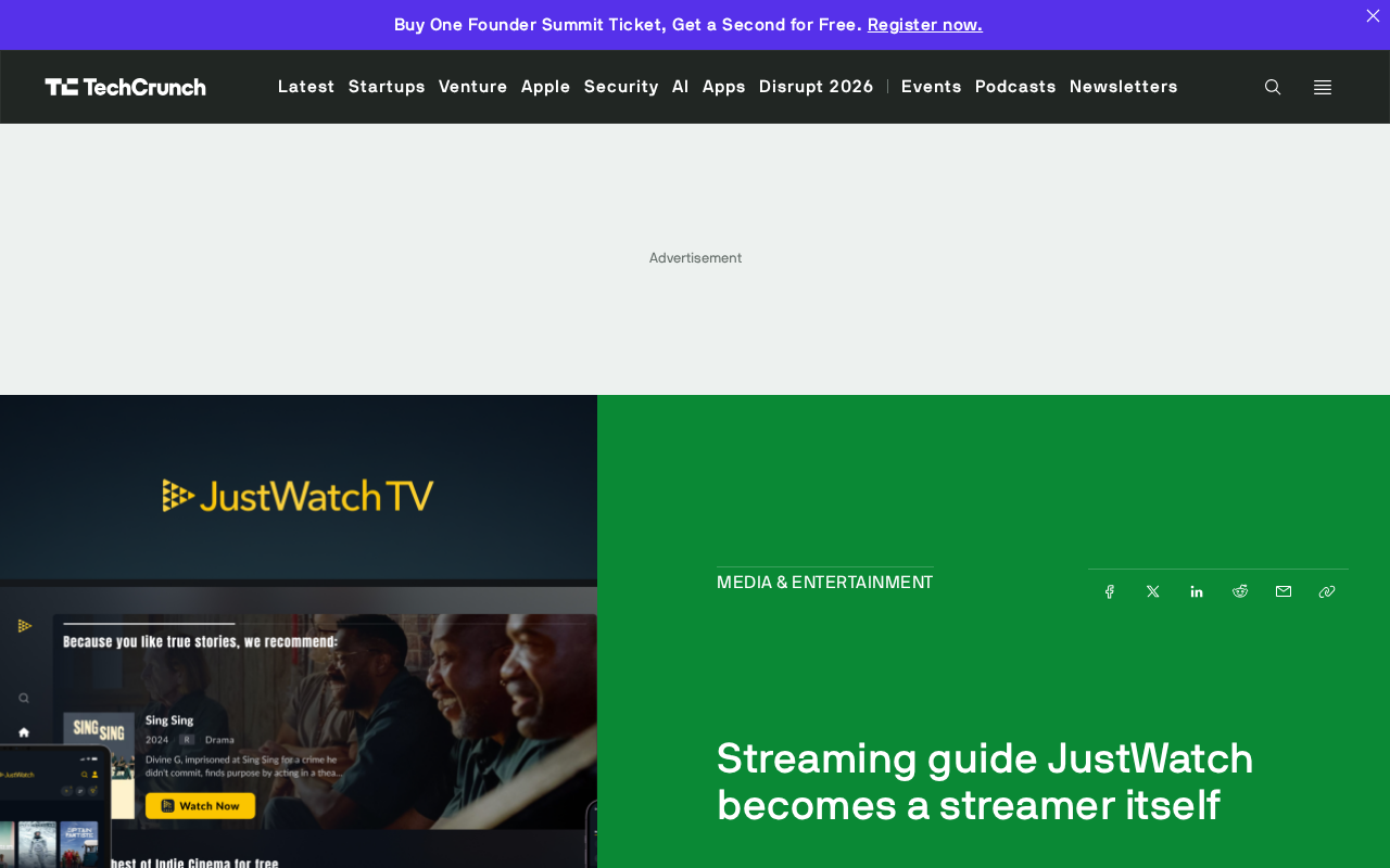 聚合平台反攻流媒体:JustWatch推出自有免费服务