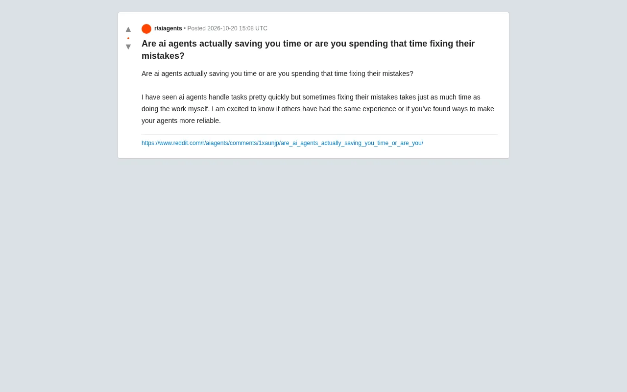 Do AI Agents Save Time or Cause Trouble? Developer Community Debates the Efficiency Truth