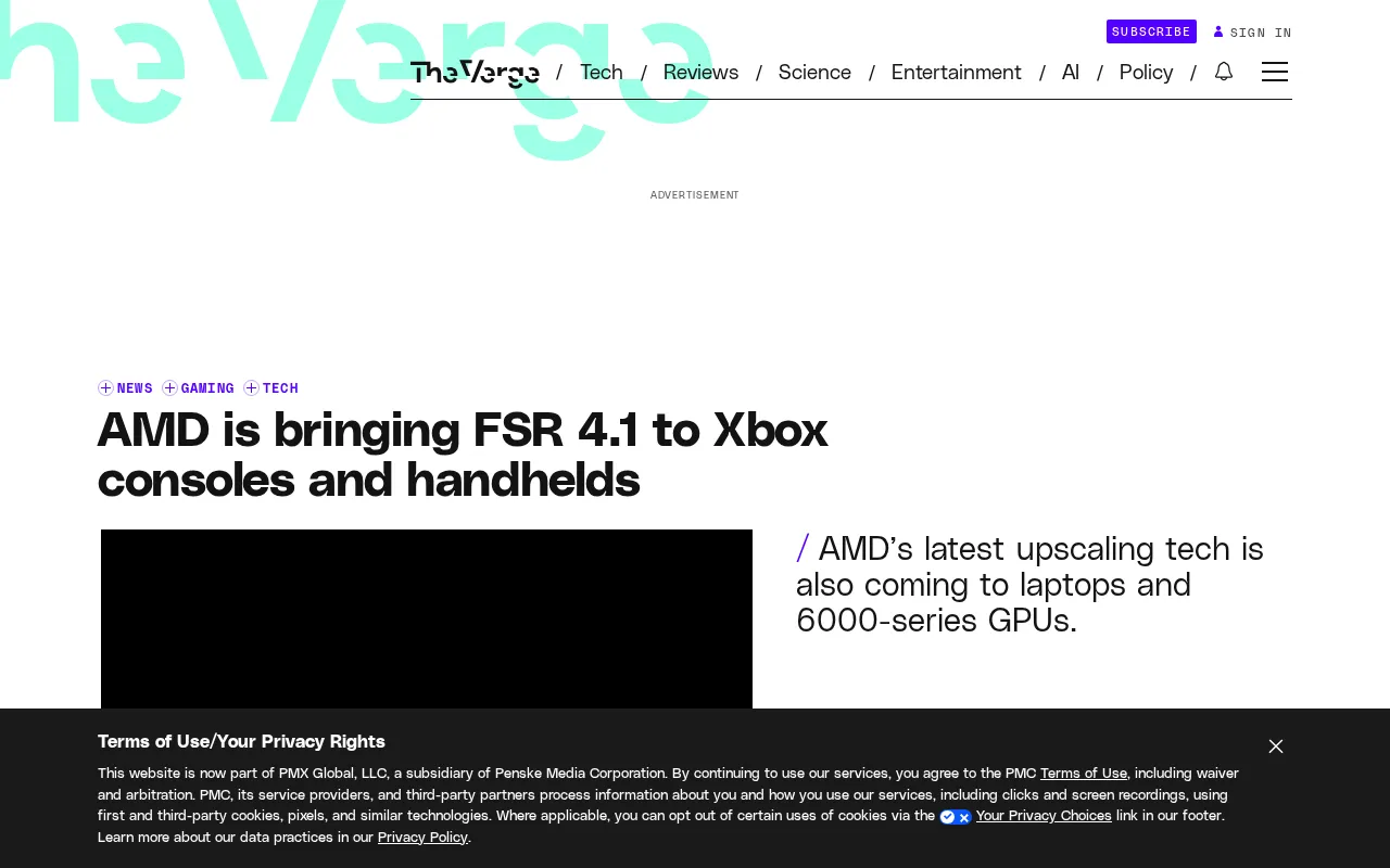 AMD FSR 4.1 Comes to Xbox and Handhelds: Older GPUs Get a New Lease on Life